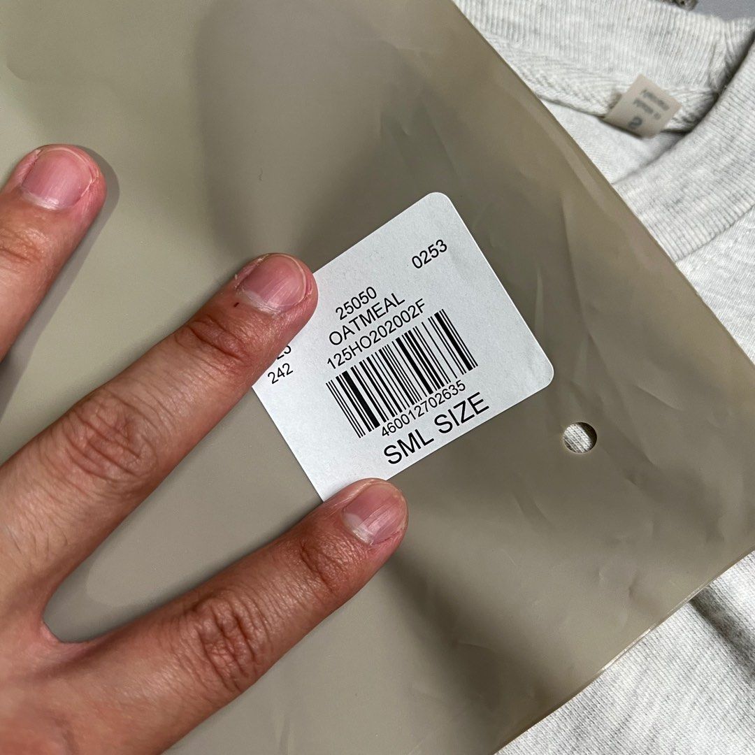 [Pacsun] Fear of god essentials Oatmeal Tee, Men's Fashion, Tops & Sets ...