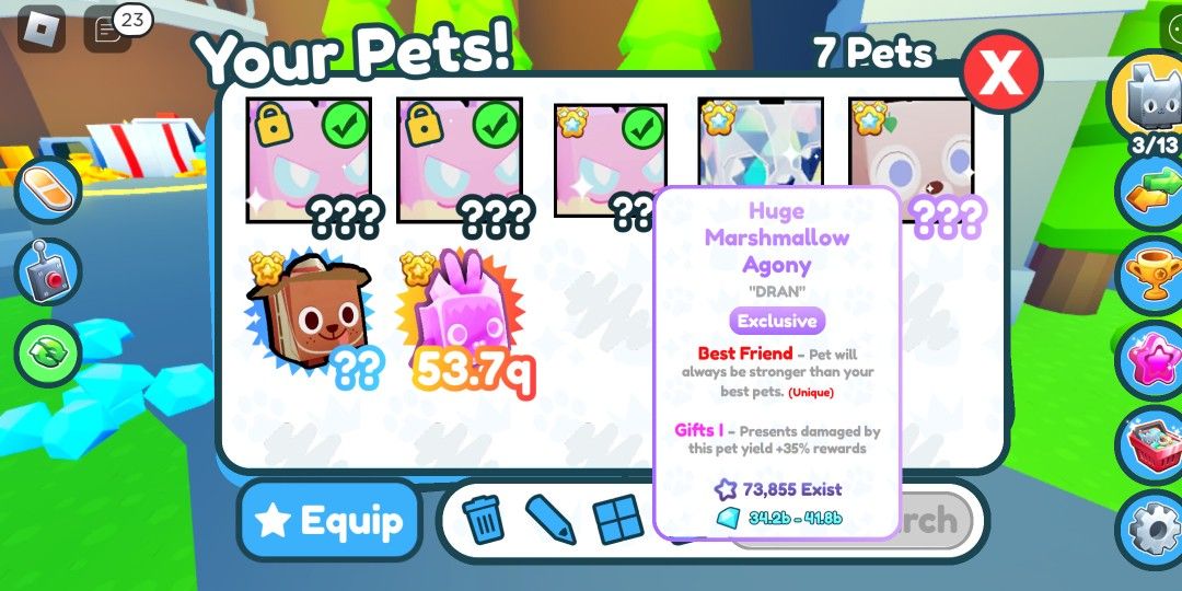 What Is A Marshmallow Agony Worth In Pet Simulator