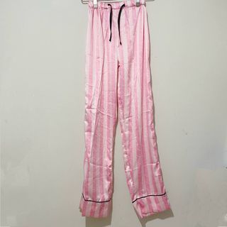 Celana Piama Victoria's Secret Pink Satin Stripe