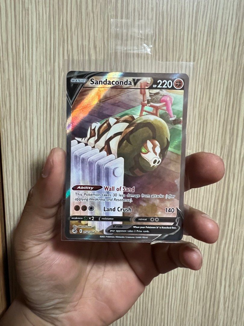 Pokemon TCG Sandaconda Alrernate Art, Hobbies & Toys, Toys & Games on  Carousell
