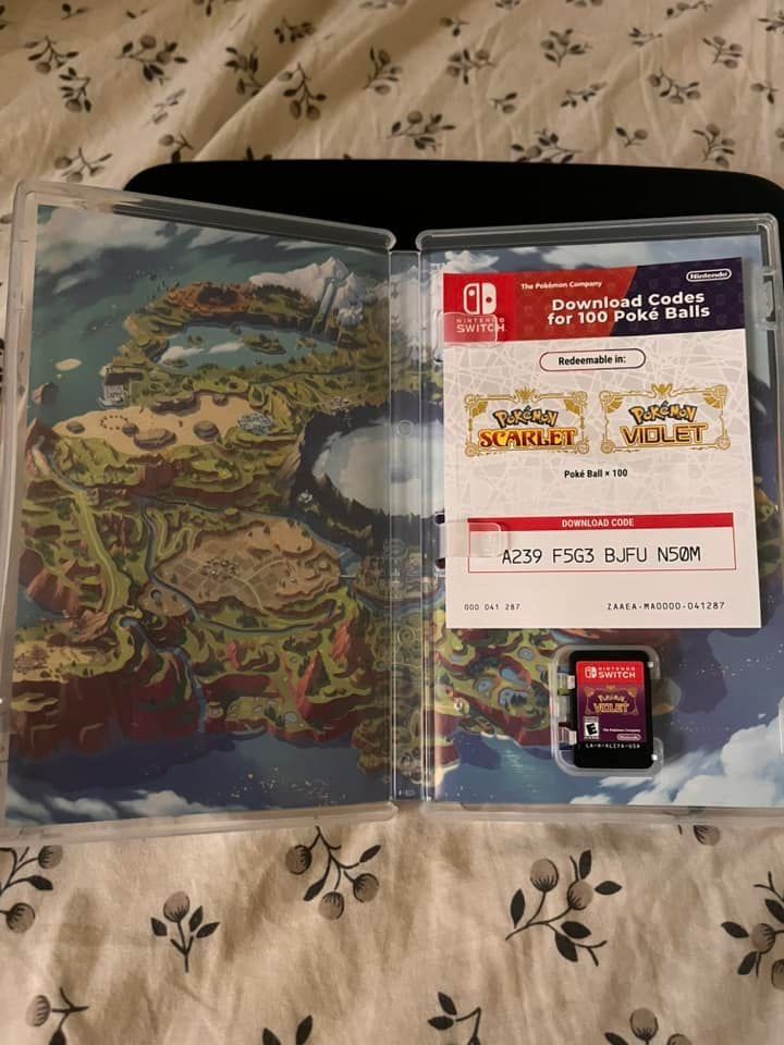 Pokemon Violet + Nintendo Switch Case, Video Gaming, Video Games ...
