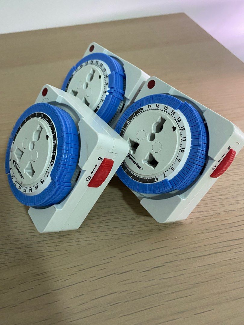 PowerPac Timer Plug, Mechanical 24 hours, TV & Home Appliances