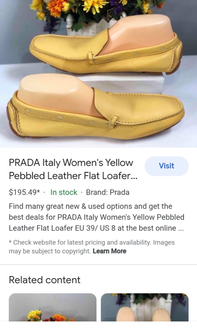 Prada, Women's Fashion, Footwear, Loafers on Carousell