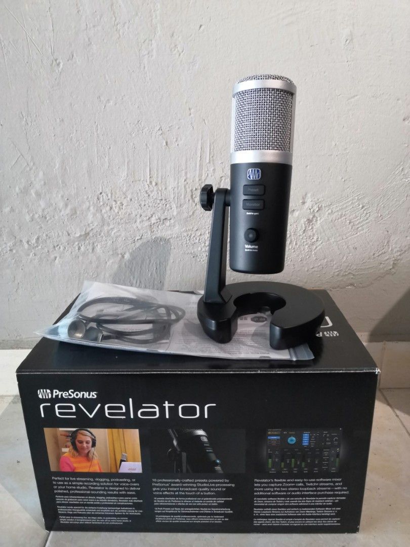 Presonus Revelator Dynamic USB Microphone, Audio, Microphones on Carousell