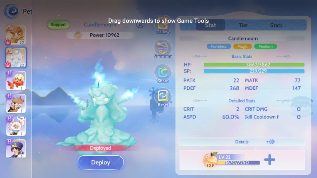 Ragnarok Origin Starter Account with 2 A grade pets with good stats