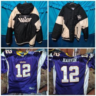 Raiders jacket and vikings jersey 2500 nalang May issue jacket