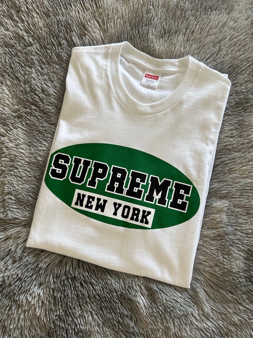Ready-Stock] Supreme New York Tee White L, Men'S Fashion, Tops & Sets,  Tshirts & Polo Shirts On Carousell