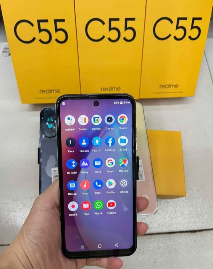 REALME C55. 8/256GB. Bnew sealed (Category: Realme) located in Manila. Submitted by bautista666999 (Listing ID 1232488960, Image 2). Description: .