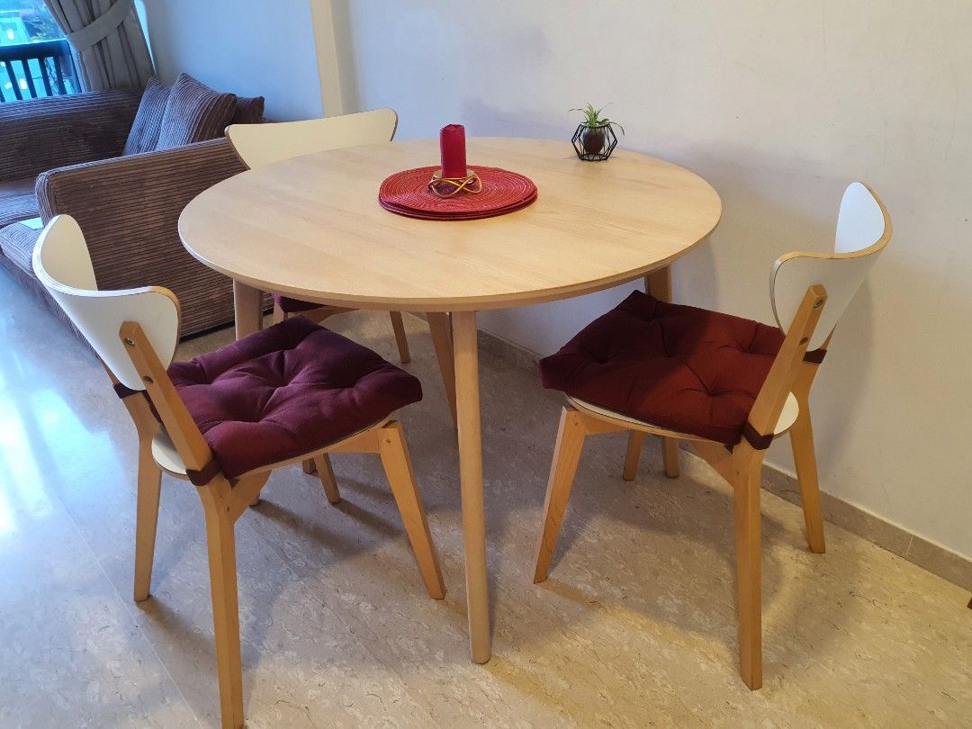 Round Dining Table IKEA LISABO