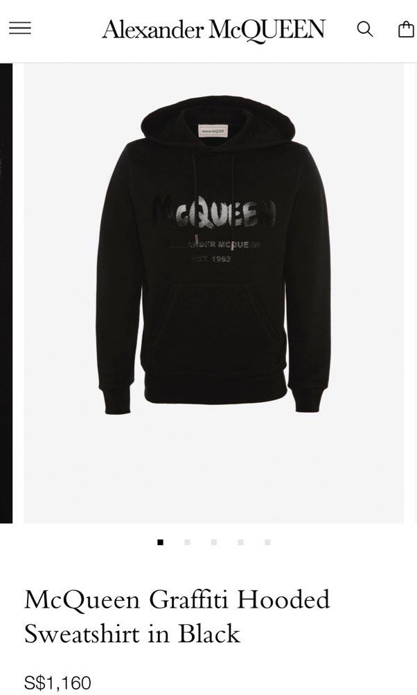Mcqueen hoodie cheap