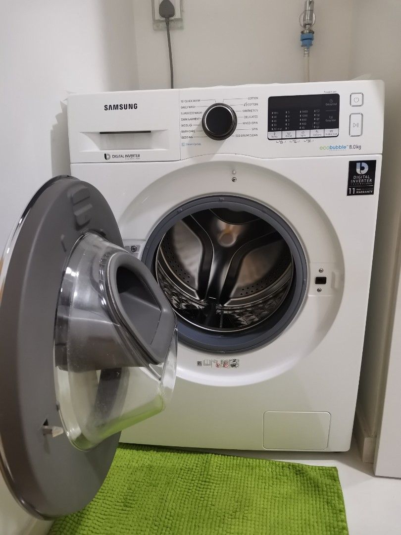 Samsung Digital Inverter Eco Bubble Front Load 8kg, TV & Home ...