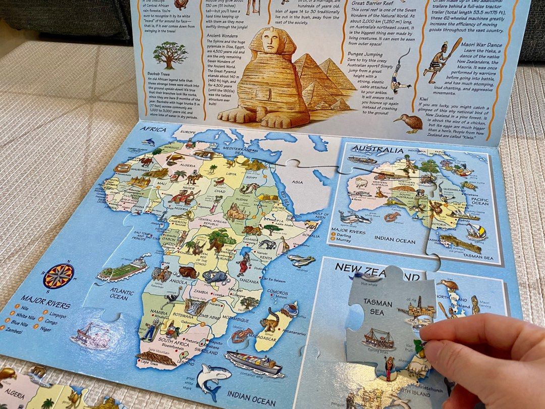 Scholastic The Fun World Atlas (fun fact hard boardbook and activity ...