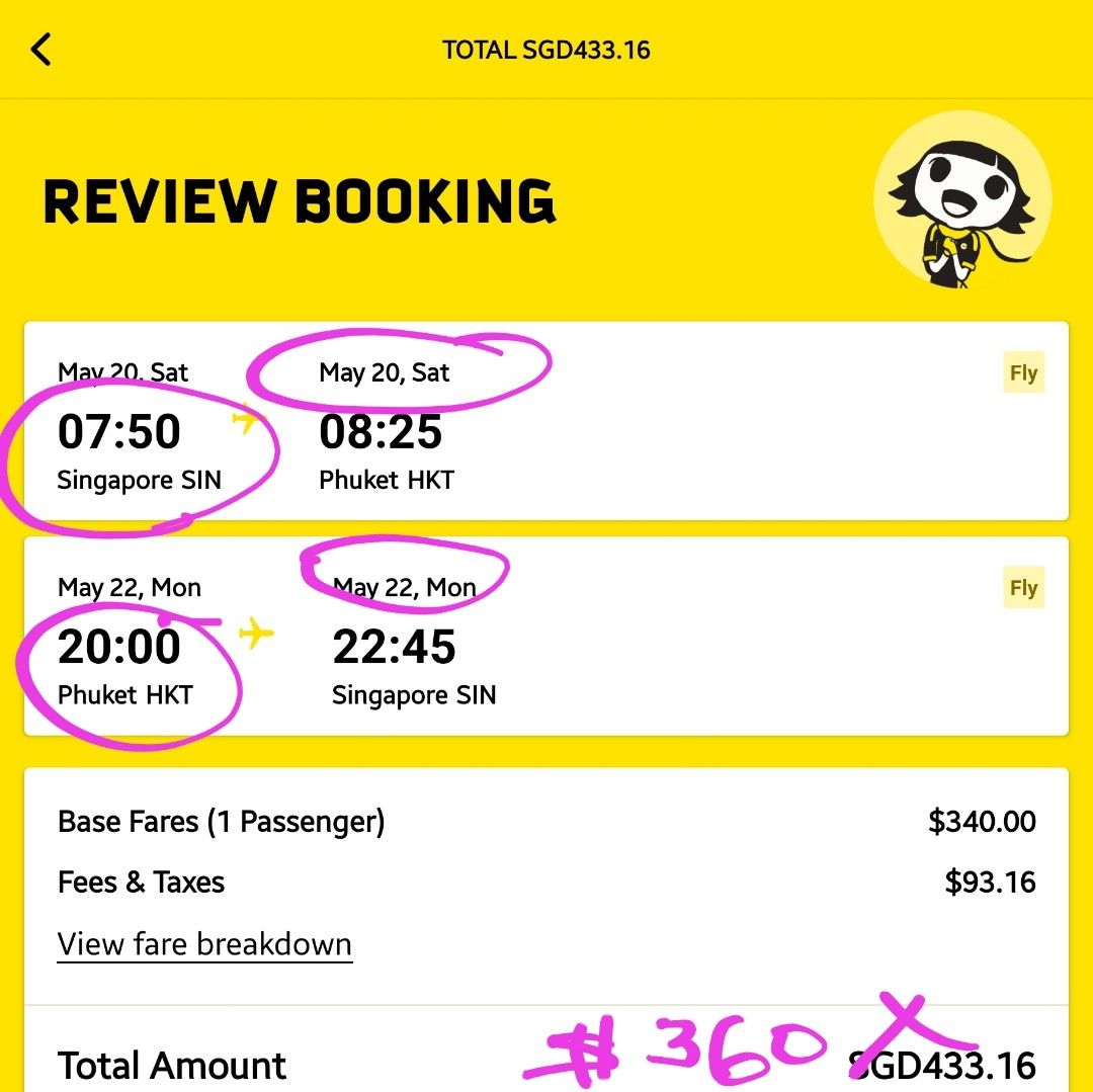 Scoot flight ticket SIN to Phuket, Tickets & Vouchers, Flights & Overseas Attractions on Carousell