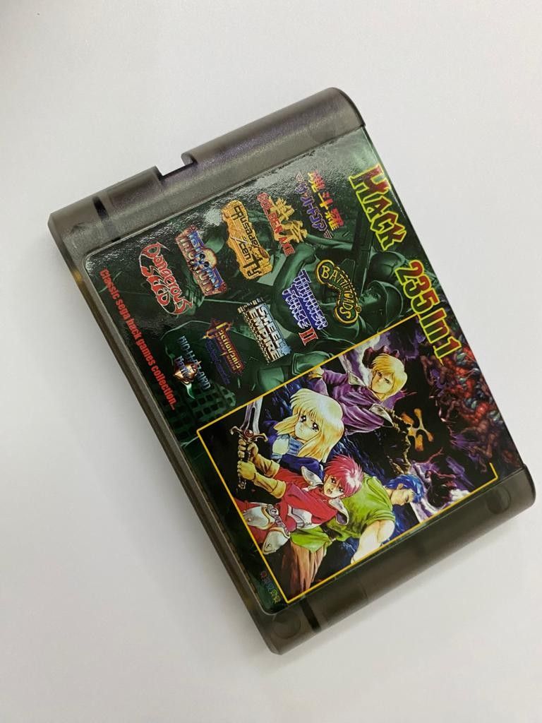 Sega Megadrive MD Game HACK ver. 235 in 1 Cartridge Mega Drive