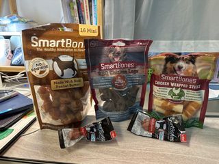 Smartbones dog dental chews bone snacks food
