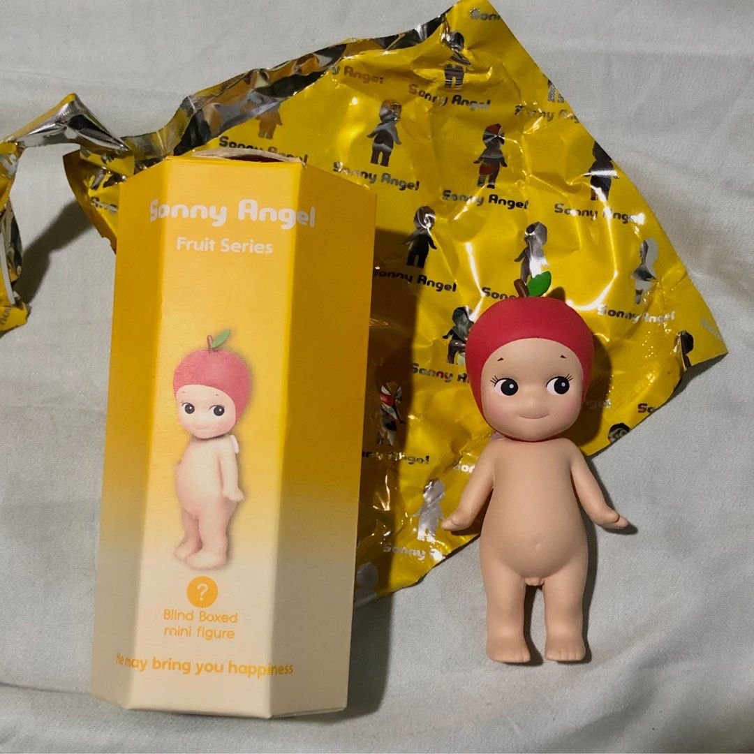 sonny angel fruit series - apple (Category: Designer & Blind Box Toys) located in Valenzuela. Submitted by sumtpcool (Listing ID 1232452203, Image 1). Description: rfs: not my prio 🌷 selling and trading my own pull apple sonny angel want: see 3rd pic for trading ! any sonnys in the list will do:^) - fresh pull - includes original box and wrapper - has some marks around the head, pulled him like that na talaga .