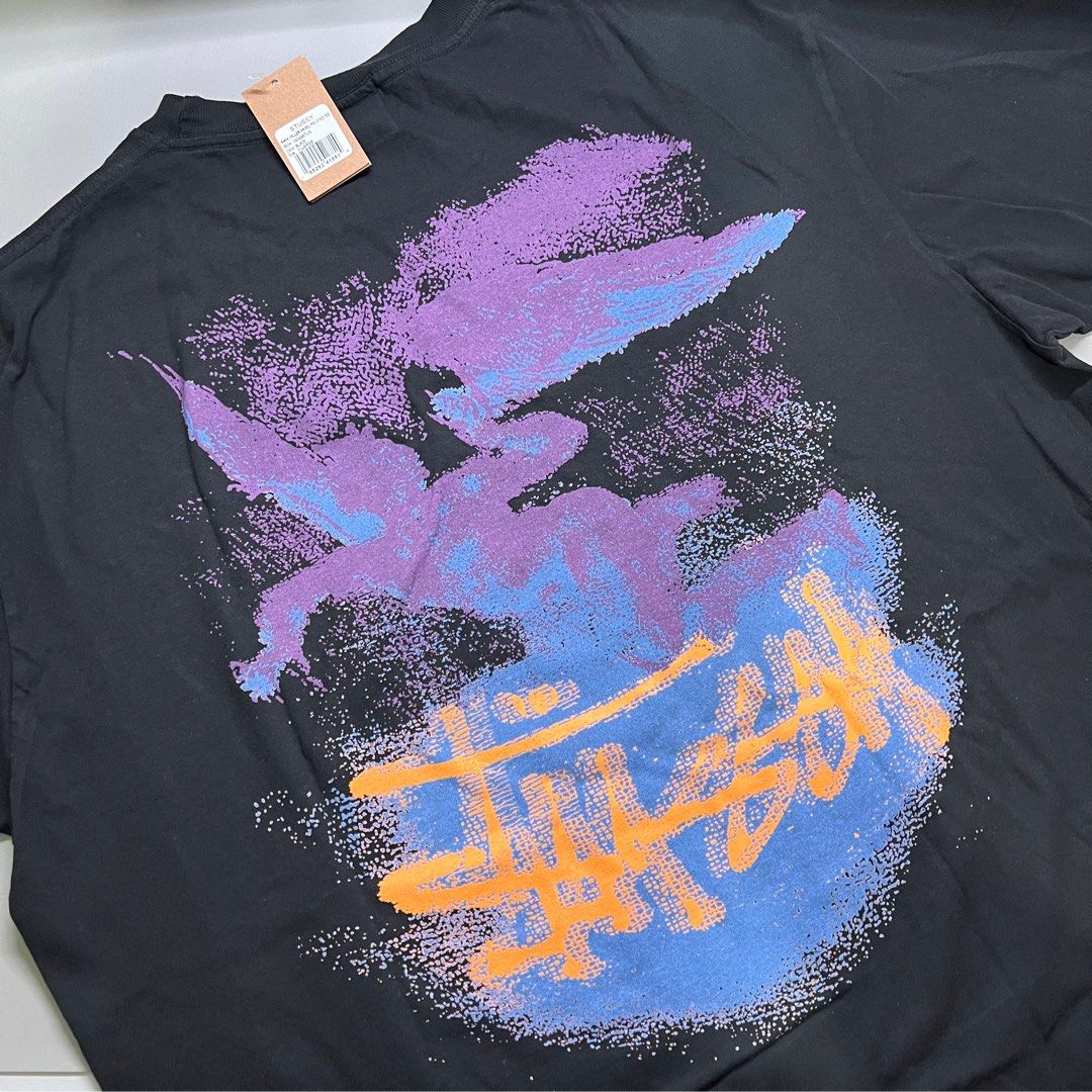 Stussy Fallen Angel Pigment Dyed tee, Men's Fashion, Tops & Sets ...