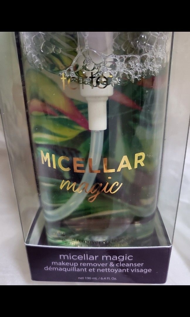 Tarte Micellar Magic Makeup Remover & Cleanser 190ml, Beauty & Personal