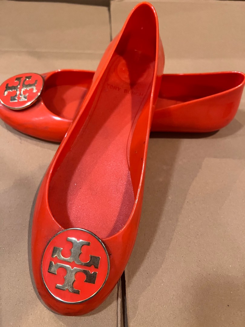 tory burch jelly shoes