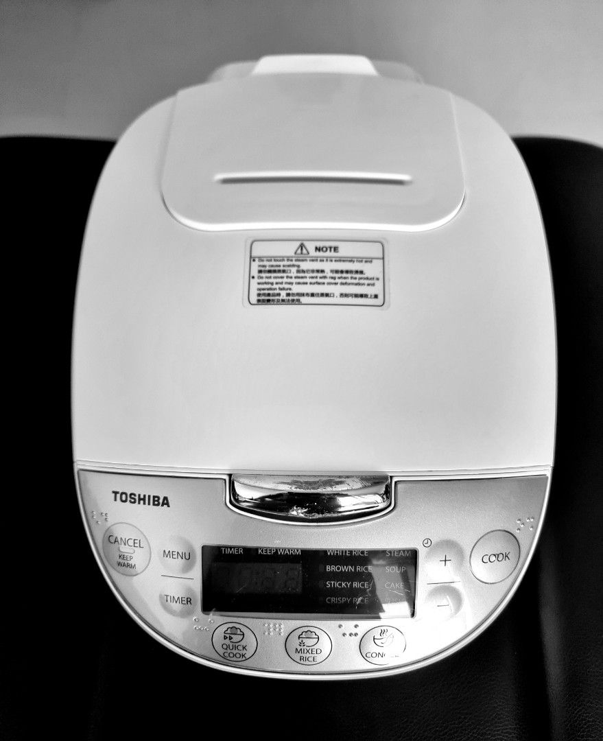 Toshiba Rice Cooker 1.0L Litre, TV & Home Appliances, Kitchen