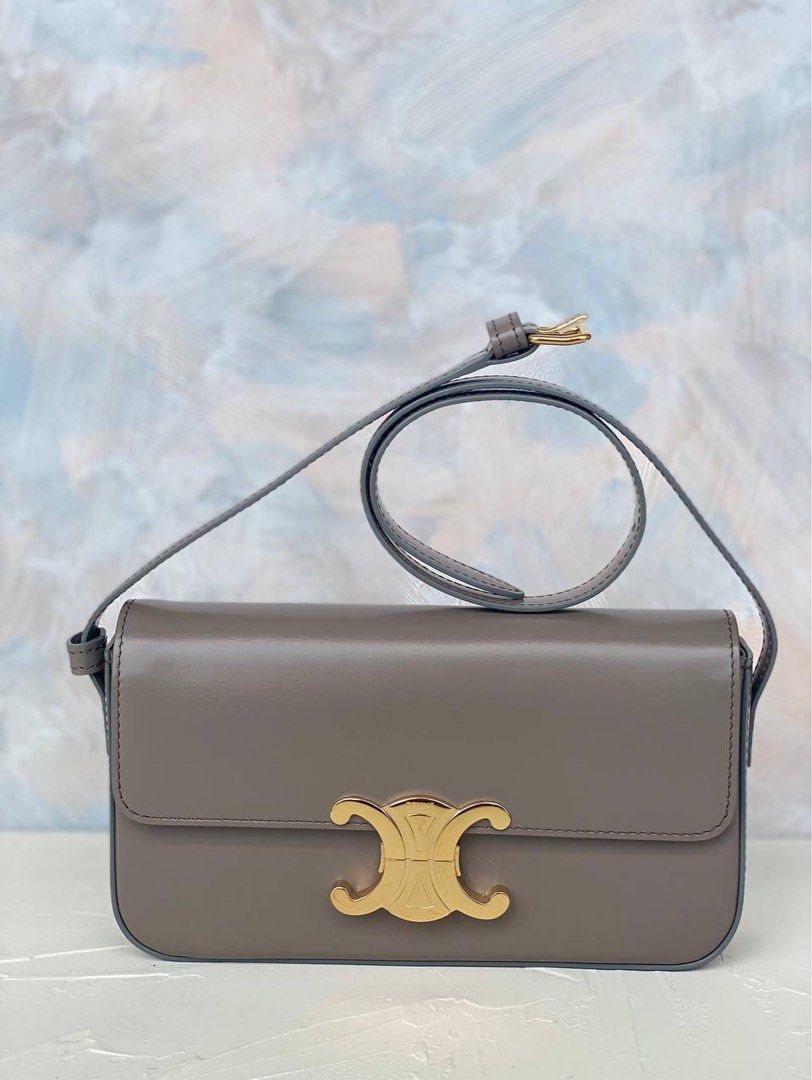 TRIOMPHE 31 TAN BROWN CALFSKIN