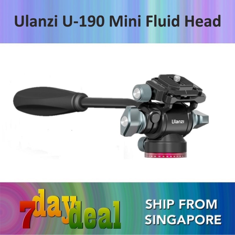 Ulanzi U-190 Mini Fluid Head (2895), Photography, Photography ...