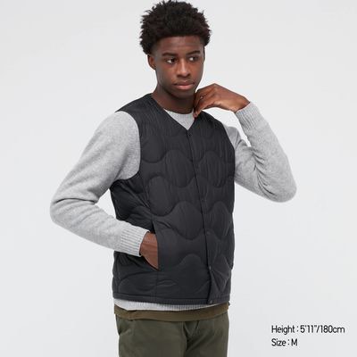 Uniqlo mens sale quilted vest