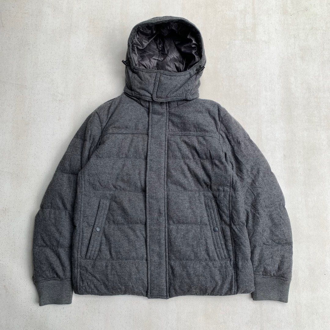 Uniqlo wool blend down jacket sale