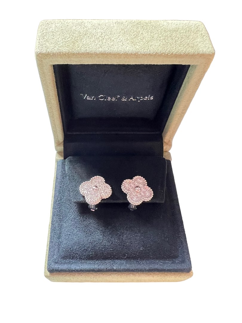 Vca discount diamond earrings