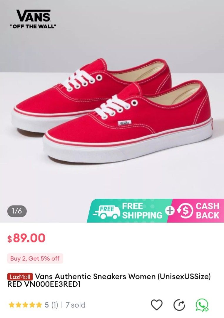 Vans Shoes Women s Fashion Footwear Sneakers on Carousell