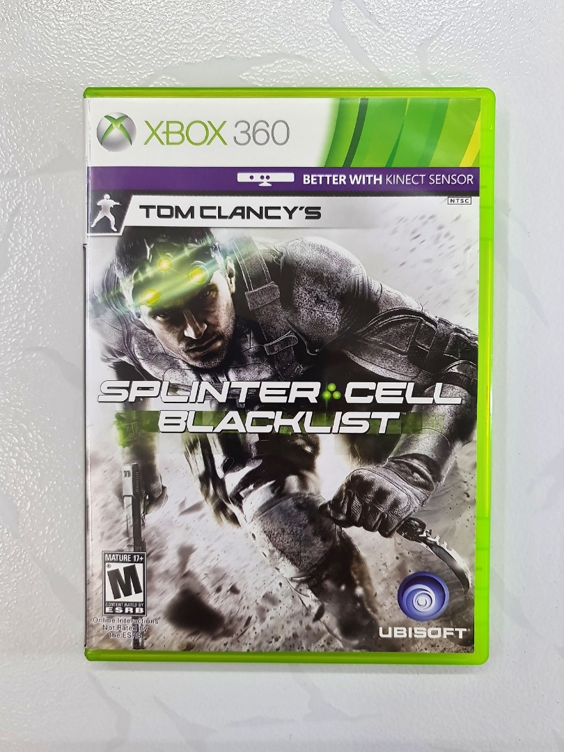 Tom Clancy's Splinter Cell: Blacklist (English & Chinese Version) for  Xbox360, Kinect