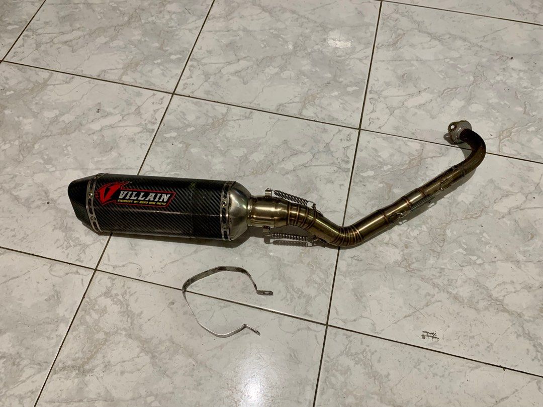 Villain Pipe For Nmax Full Exhaust Motorbikes Motorbike Parts And Accessories Mufflers