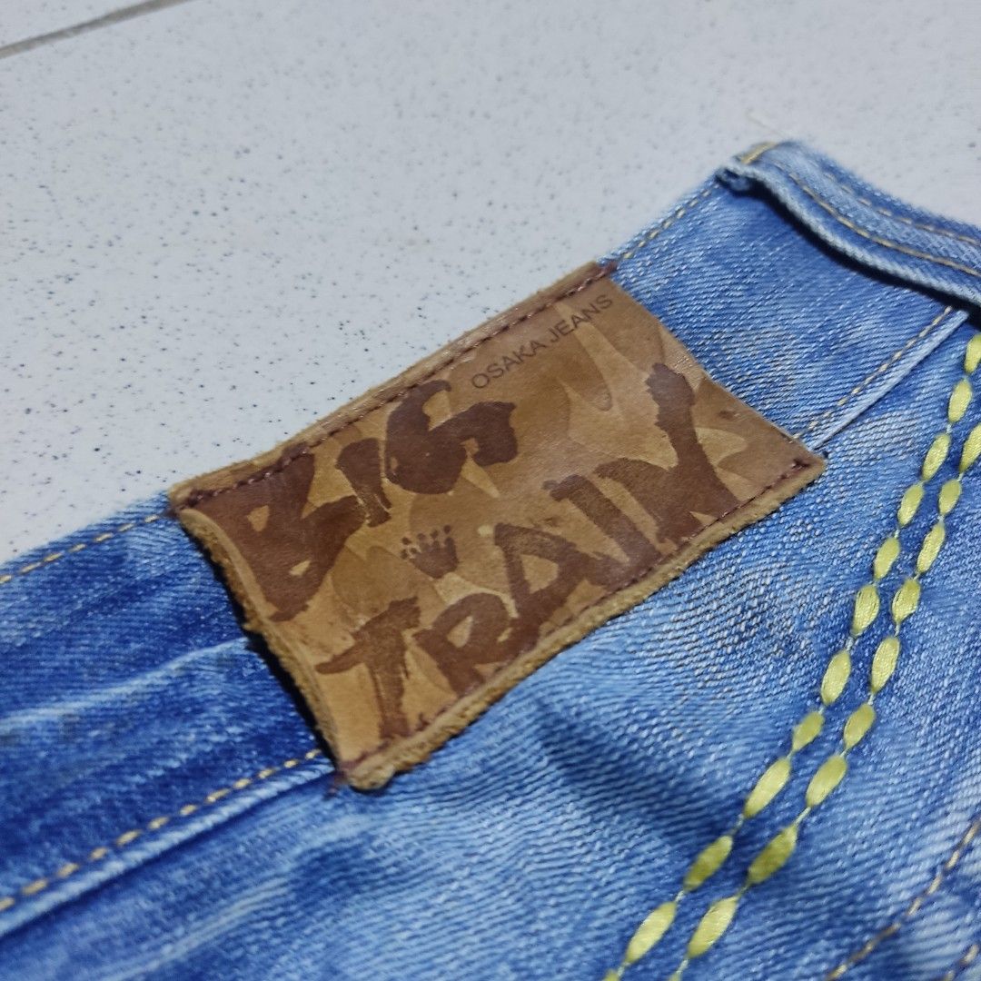 Vintage Flowers Big Train Japanese Denim Jeans Size W31