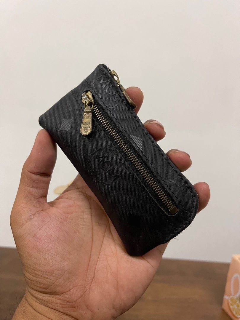 Vintage MCM keychain coin bag
