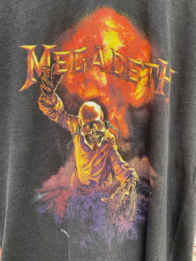 Megadeth t clearance shirts vintage