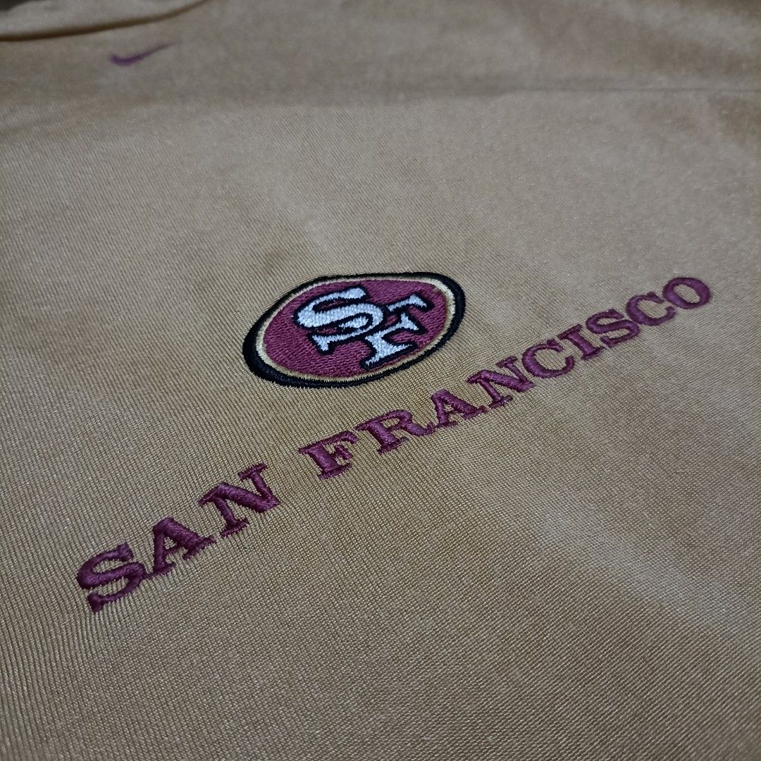 Vintage Nike NFL Pro Line 49ers (Category: Coats, Jackets and Outerwear) located in Quezon City. Submitted by holy.grails (Listing ID 1232467594, Image 3). Description: Vintage Nike NFL Pro Line 49ers Size Large Dimes: W22 x L30 Color Rate: 10/10 ₱750 + sf MOP: Gcash 📍Angono, Rizal.