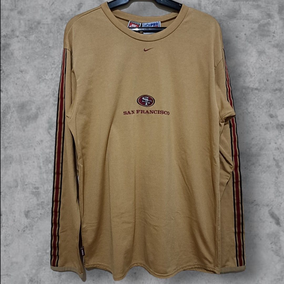 Vintage Nike NFL Pro Line 49ers (Category: Coats, Jackets and Outerwear) located in Quezon City. Submitted by holy.grails (Listing ID 1232467594, Image 1). Description: Vintage Nike NFL Pro Line 49ers Size Large Dimes: W22 x L30 Color Rate: 10/10 ₱750 + sf MOP: Gcash 📍Angono, Rizal.