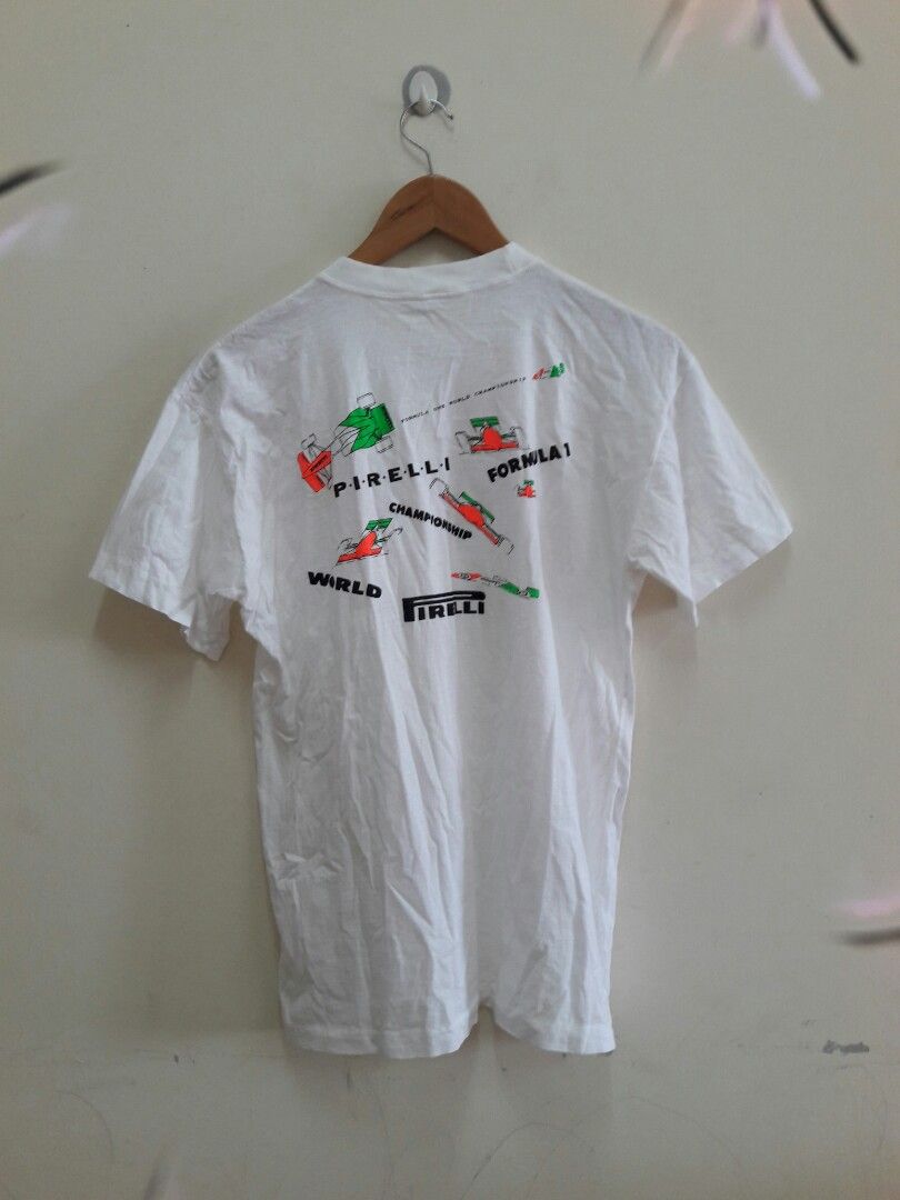Vintage Pirelli t-shirt, Men's Fashion, Tops & Sets, Tshirts & Polo ...