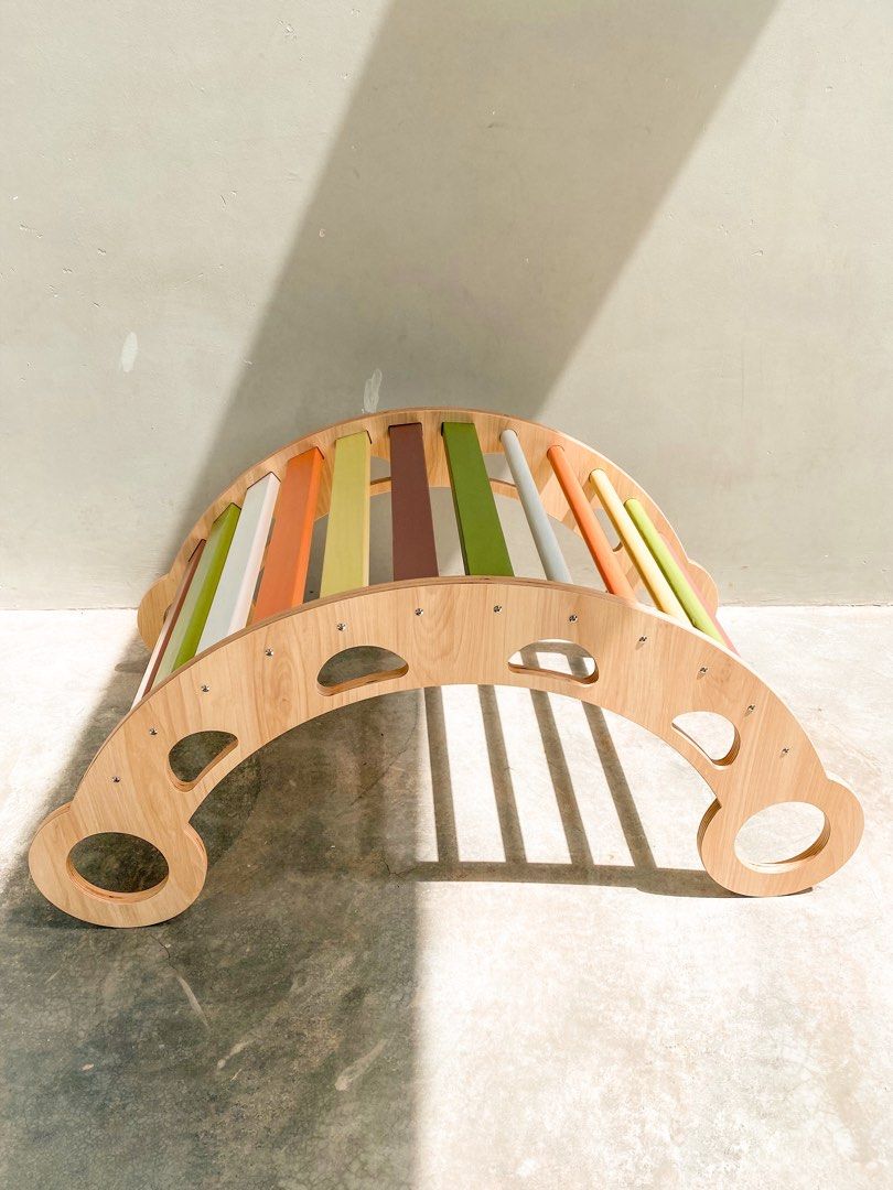 Waldorf Rocker with Rock Climbing Ramp & Slide, Babies & Kids, Baby ...