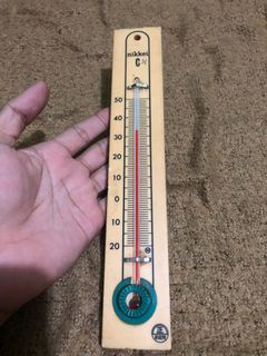 Wall mount thermometer