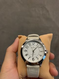 White Anne Klein Leather Watch