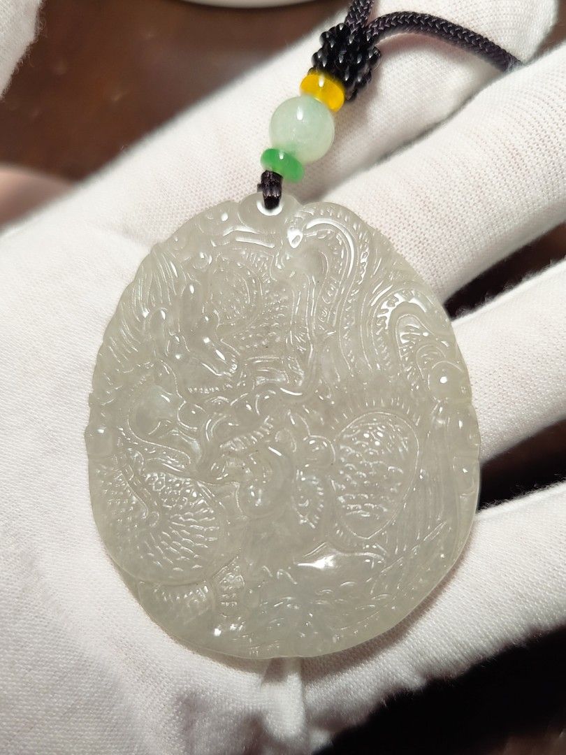 White Jade pendant Women s Fashion Jewelry Organisers
