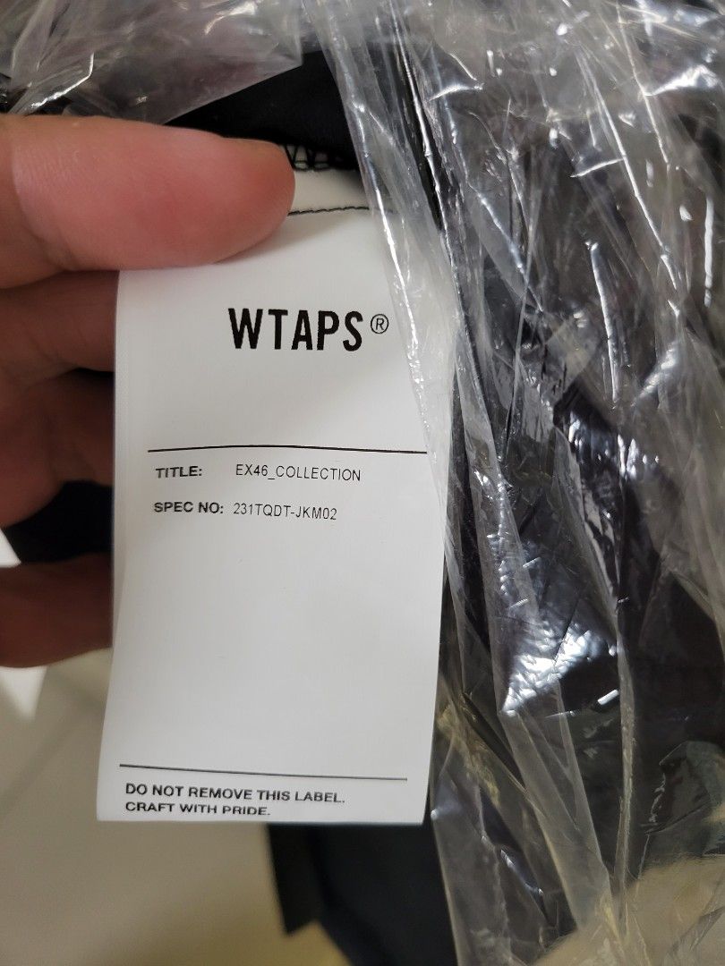 WTAPS CHIEF / JACKET / POLY. TWILL SIGN / BLACK / SIZE 02, 男裝