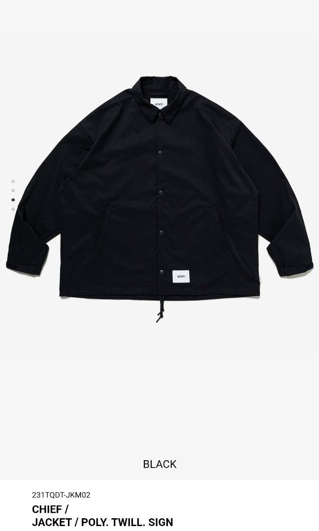 02 M WTAPS CHIEF / JACKET / POLY TWILL.-