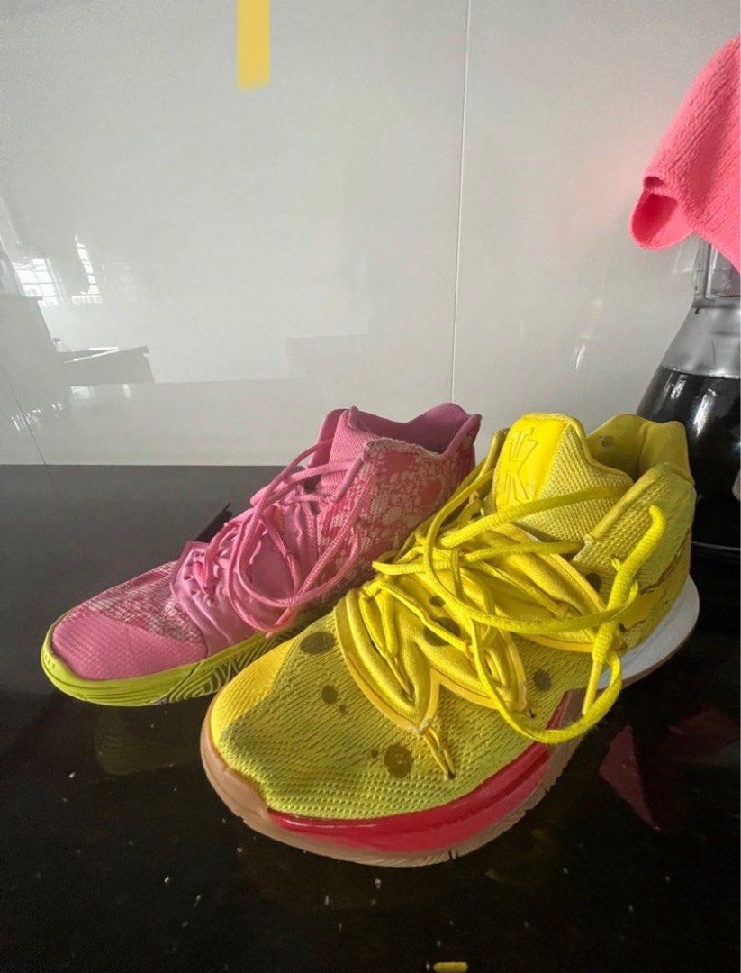 wtt wts kyrie 5 mismatch spongebob patrick us 10