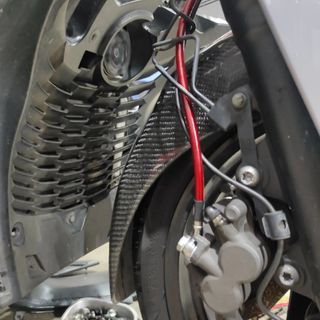 XMAX HEL HOSE (TRANSPARENT RED)