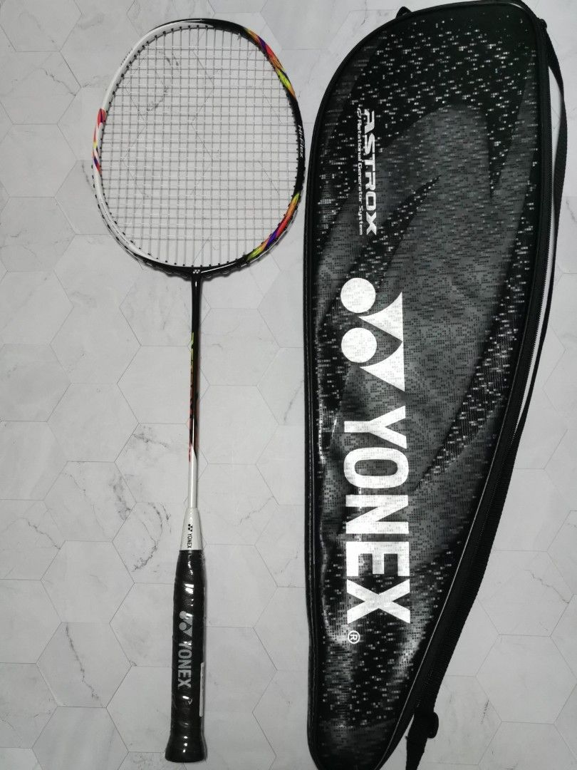 Yonex Astrox 5 FX Badminton Racket Strung with Yonex BG6 Badminton