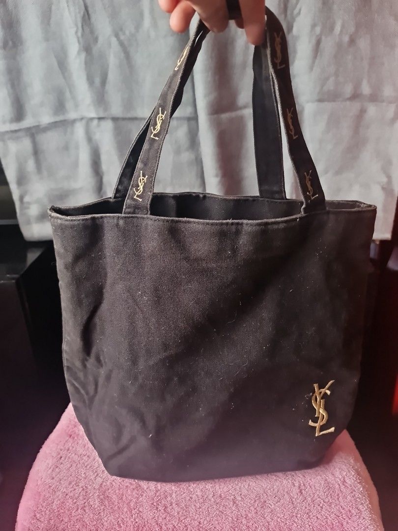 Ysl canvas tote bag best sale