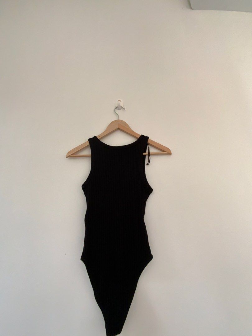 ZARA Ribbed bodysuit on Carousell