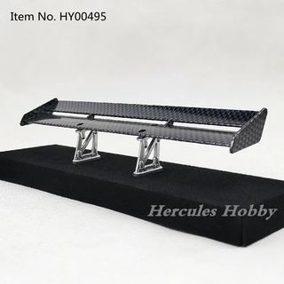 1/10 Scale Universal Gt Wing Plastic Carbon Fibre Pattern Rear Wing Spoiler Tamiya Tt01 Tt02 Vx01 Hsp 94123 Hpi